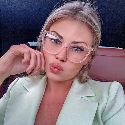 Chic Clear Mirror Glasses