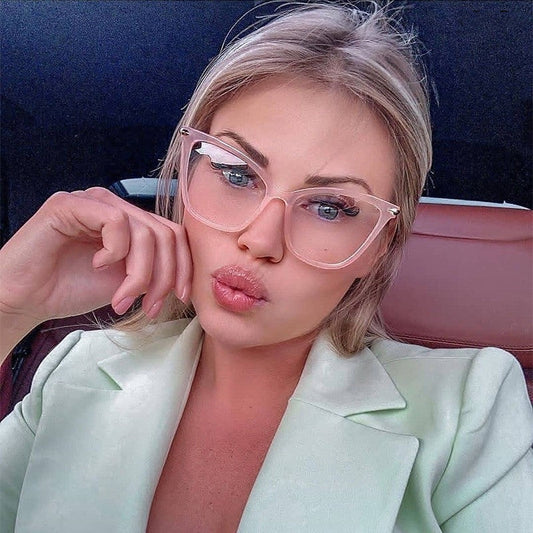 Chic Clear Mirror Glasses